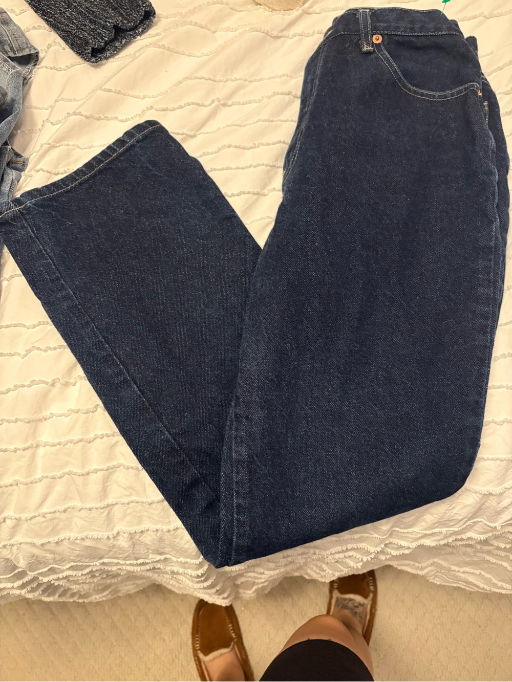NYDJ Not Your Daughter’s Jeans Women’s 8 Petite Bootcut Dark Wash 100% Cotton